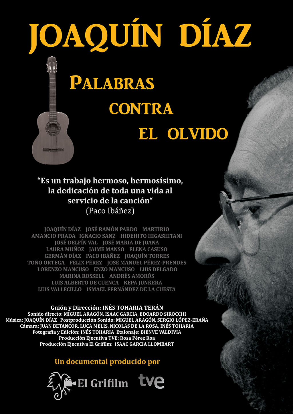 Joaquín Díaz, palabras contra el olvido